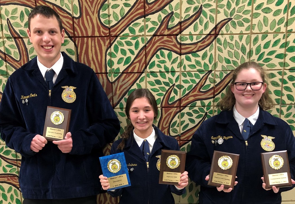 Three Students Qualify for FFA Leadership Development