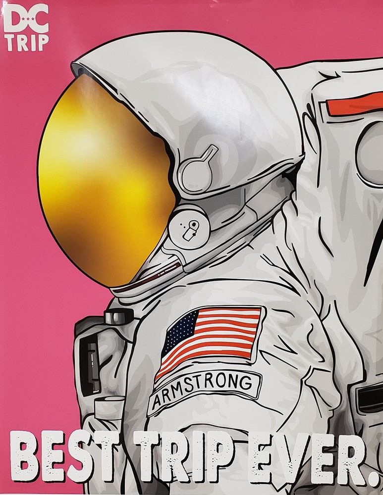 DC Trip Poster - Astronaut Neil Armstrong