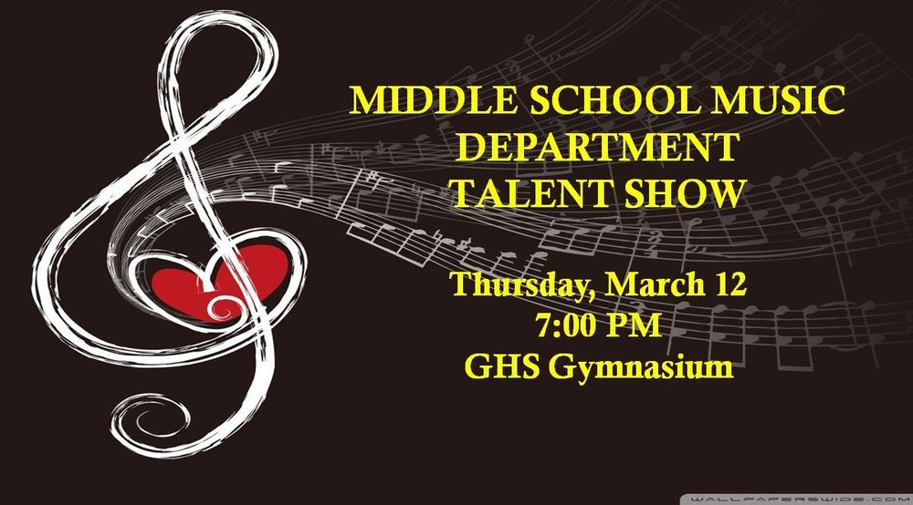 MS Talent Show Banner