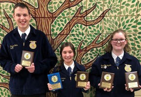 Three Students Qualify for FFA Leadership Development