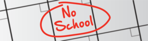 No School - Friday 8/30 or Monday 9/2