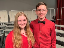 Tullis and Barse Represent Groton Area at SD JR Honor Choir