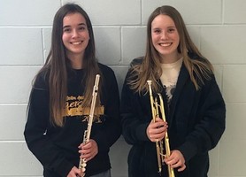 Dinger and Meier will represent Groton Area at SD Middle School-All State Band